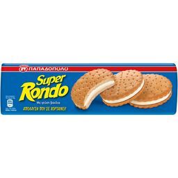 Μπισκότα Super Rondo Γεμιστά με Βανίλια 500g