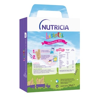 NUTRICIA | Βρεφικά Μπισκότα Δημητριακών Biskotti 180gr