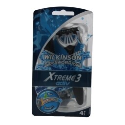 WILKINSON | EXTREME 3 | ΞΥΡΙΣΤΙΚΗ ΜΗΧΑΝΗ ΜΙΑΣ ΧΡΗΣΗΣ ACTIVE 4 ΤΕΜ