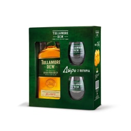 TULLAMORE DEW | Ουίσκι Ιρλανδίας Δώρο 2 ποτήρια 700ml