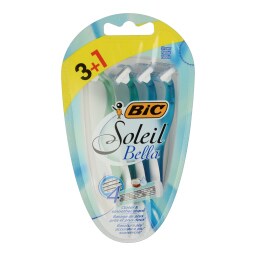 BIC | Ξυραφάκια Μίας Χρήσης Soleil Bella 4 Τεμάχια 3+1 Δώρο 3+1ΤΕΜ