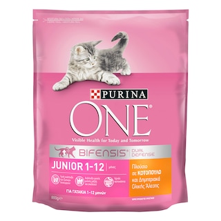 PURINA ONE | Γατοτροφή Junior Κοτόπουλο & Δημητριακά 800g