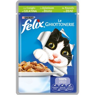 FELIX | Γατοτροφή Κουνέλι Σε Ζελέ 100 gr