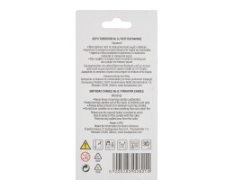 - | Κερί Γενεθλίων Νο9 1 Τεμάχιο