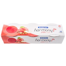 HARMONY | ΕΠΙΔΟΡΠΙΟ ΓΙΑΟΥΡΤΙΟΥ 1% ΜΗΛΟ ΣΤΑΦΙΔΑ ΚΑΝΕΛΑ 3 Χ 200 GR