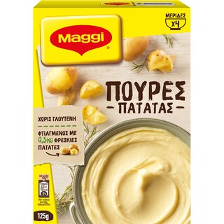 MAGGI | Πουρές Πατάτας Στιγμής 125 gr