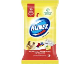 KLINEX | Πανάκια Καθαρισμού Λεμόνι 36 Τεμάχια