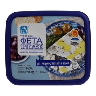 ΑΒ | Τυρί Φέτα Τριπόλεως ΠΟΠ Σε Άλμη 800gr