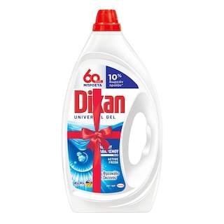 DIXAN | Υγρό Πλυντηρίου Ρούχων Universal Gel Φρεσκάδα Ωκεανού 70+7 Μεζούρες