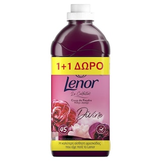 LENOR | Μαλακτικό Ρούχων Ruby Jasmine 45+45 Μεζούρες Δώρο