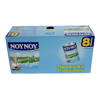 ΝΟΥΝΟΥ | LIGHT | ΓΑΛΑ ΕΒΑΠΟΡΕ LIGHT 8 Χ 400 GR