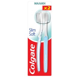 COLGATE | Οδοντόβουρτσα Slim Soft Ultra Compact 2 Τεμάχια 1+1 Δώρο