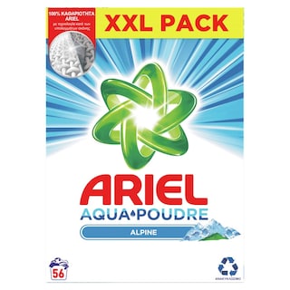 ARIEL | Σκόνη Πλυντηρίου Ρούχων Alpine 56 Μεζούρες