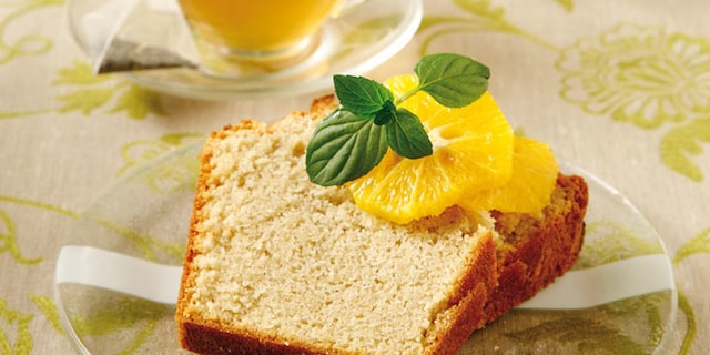 Κέικ με τσάι πορτοκαλιού