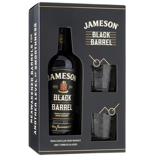 JAMESON | JAMESON BLACK BARREL WITH GLASSES 700ML Black Barrel 700ml + Ποτήρια Δώρο