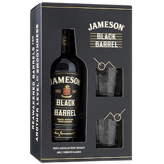 JAMESON | JAMESON BLACK BARREL WITH GLASSES 700ML Black Barrel 700ml + Ποτήρια Δώρο