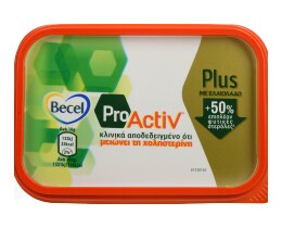 BECEL PRO ACTIV | ΜΑΡΓΑΡΙΝΗ ΕΛΑΙΟΛΑΔΟ ΜΕ ΕΠΙΠΛΕΟΝ ΦΥΤΙΚΕΣ ΣΤΕΡΟΛΕΣ 225 GR