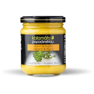 ΠΑΠΑΔΗΜΗΤΡΙΟΥ | Μουστάρδα Ρίγανη & Θυμάρι 200gr