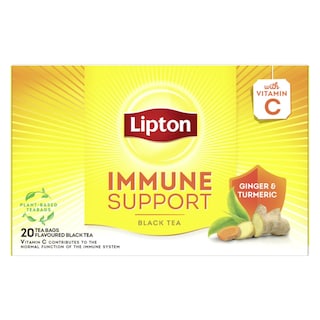 LIPTON | Τσάι Immune Support Κουρκουμάς & Τζίντζερ 20x2g