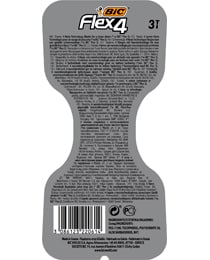 BIC | COMFORT 4 | Ξυραφάκια Flex 4 3 Τεμάχια