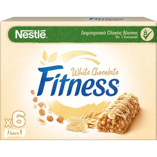 FITNESS | Μπάρες Δημητριακών Λευκή Σοκολάτα 6 X 22.5gr