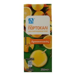 ΑΒ | Χυμός Φυσικός Πορτοκάλι 250ml