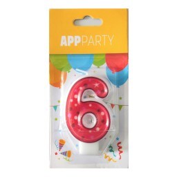 - | BIRTHDAY CANDLE NO 6  1TEM