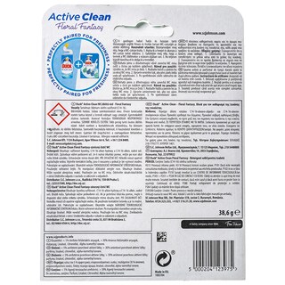 DUCK | Υγρό Block Λεκάνης Active Clean Floral Fantasy 1 Τεμάχιο