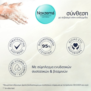 NOXZEMA | Κρεμοσάπουνο Talc Ανταλλακτικό 750ml