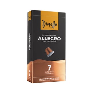 DIMELLO | ΚΑΨΟΥΛΕΣ ΚΑΦΕ ΕΣΠΡΕΣΣΟ ALLEGRO 10 X 5.4GR