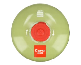 CORAL GAS | Φιαλίδιο Βουτανίου Βιδωτό Γη Πράσινο 500g 1 Τεμάχιο