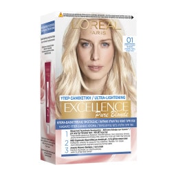 EXCELLENCE | Βαφή Μαλλιών Νο01 Υπέρ Ξανθό Φυσικό 1 Τεμάχιο