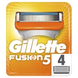 GILLETTE | FUSION | Ανταλλακτικά Ξυριστικής Μηχανής 4 Τεμάχια