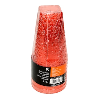 - | ΠΟΤΗΡΙΑ ΠΛΑΣΤΙΚΑ ΚΟΚΚΙΝΑ 21 CL 10 ΤΕΜ