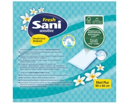 SANI | . SENSITIVE FRESH MAXI PLUS 82 X 60 CM 15 ΤΕΜ