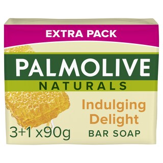 PALMOLIVE | . ΜΕ ΜΕΛΙ ΚΑΙ ΓΑΛΑ 90 GR ΠΡΟΣΦΟΡΑ 3 + 1 ΔΩΡΟ