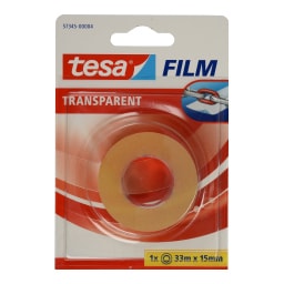 TESA | ΣΕΛΟΤΕΙΠ ΔΙΑΦΑΝΟ ΡΟΛΟ 33 mm Χ 15 Μ 1 ΤΕΜ