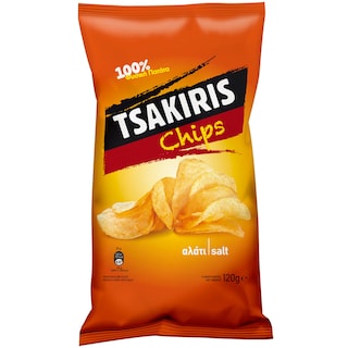 ΤΣΑΚΙΡΗΣ | ΤΣΙΠΣ ΜΕ ΑΛΑΤΙ 120 GR
