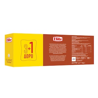 ELITE | Φρυγανιές Σίκαλης 4x90g 3+1 Δώρο