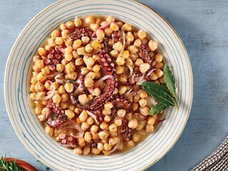 Ρεβιθάδα με χταπόδι