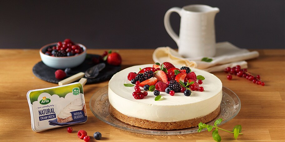 Cheesecake με φρούτα του δάσους