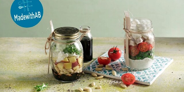 Δροσιστικά & λαχταριστά salad jars για την παραλία