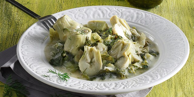 Αγκινάρες φρικασέ