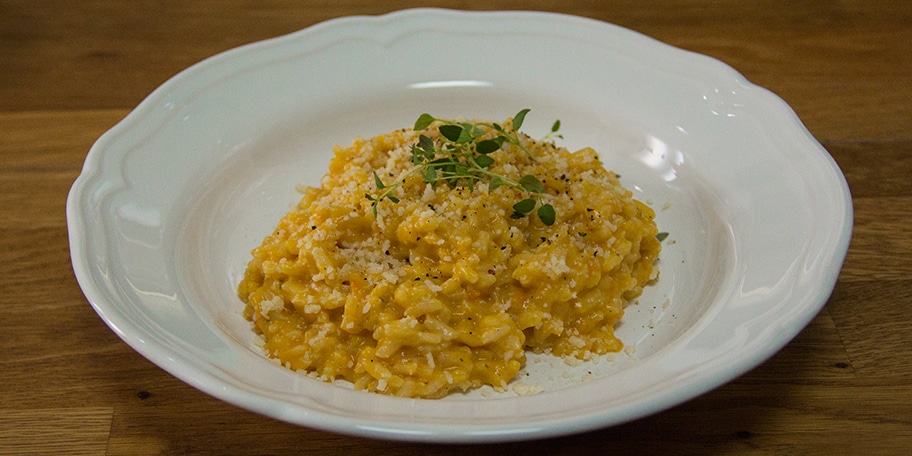 Ριζότο με ψητή κολοκύθα