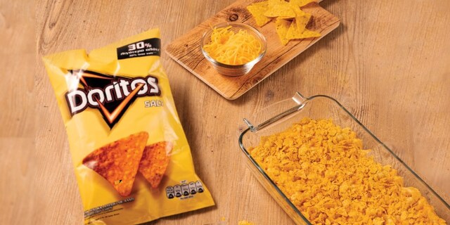 Mac n’ cheese με τραγανή επικάλυψη DORITOS Αλάτι  