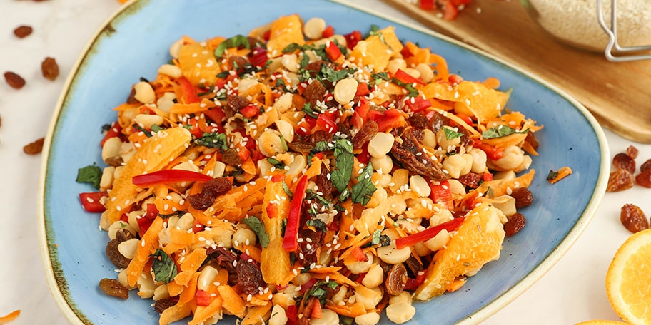 Δροσερή σαλάτα με ρεβίθια και κύβο λαχανικών Knorr