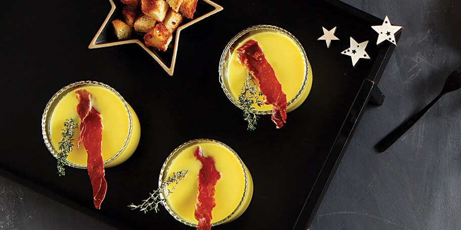 Πατατόσουπα με τραγανό προσούτο