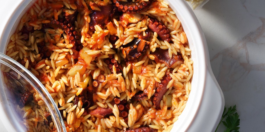 Χταπόδι γιουβέτσι κατσαρόλας