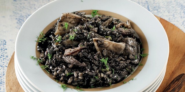 Ριζότο με σουπιές