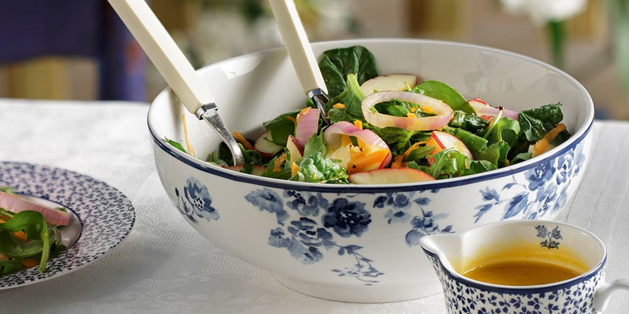 Σαλάτα με σπανάκι και ρόκα